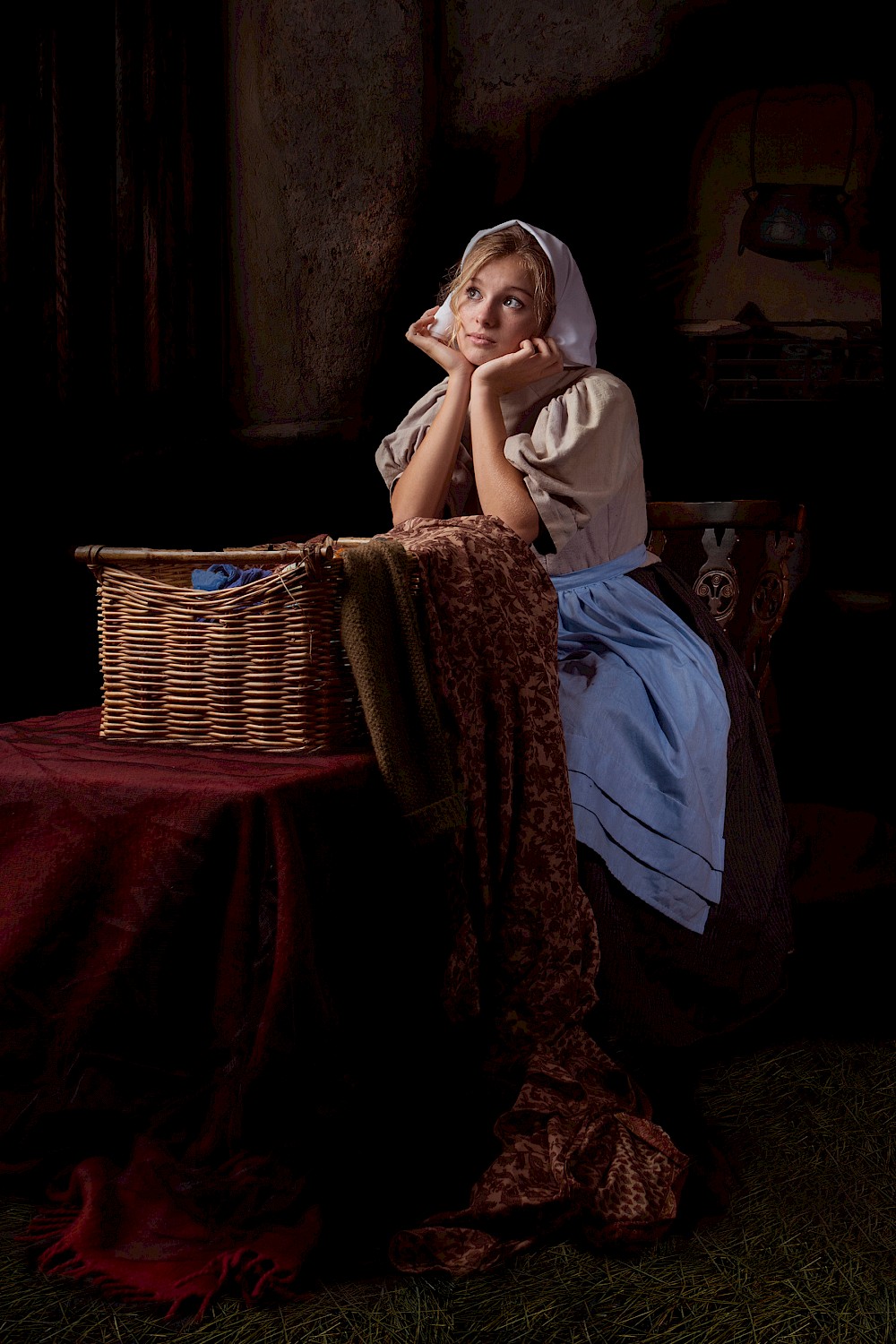 The Pensive Laundry Maid
