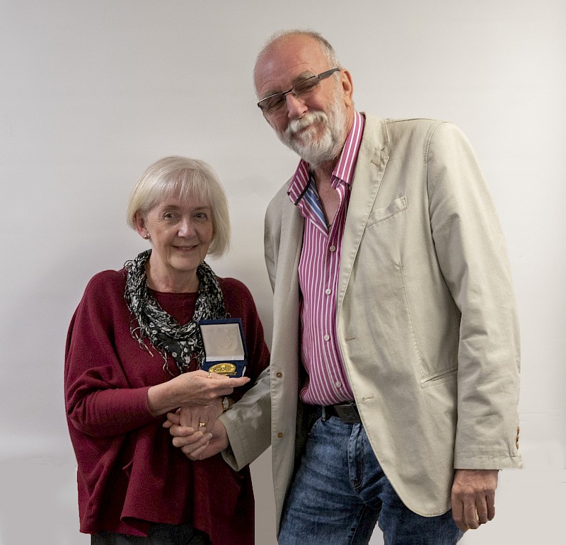 Sharon Presented with GPU Gold Medal