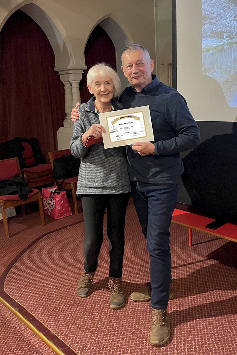 Rob achieves his VIP5 distinction from the Global Photographic Union